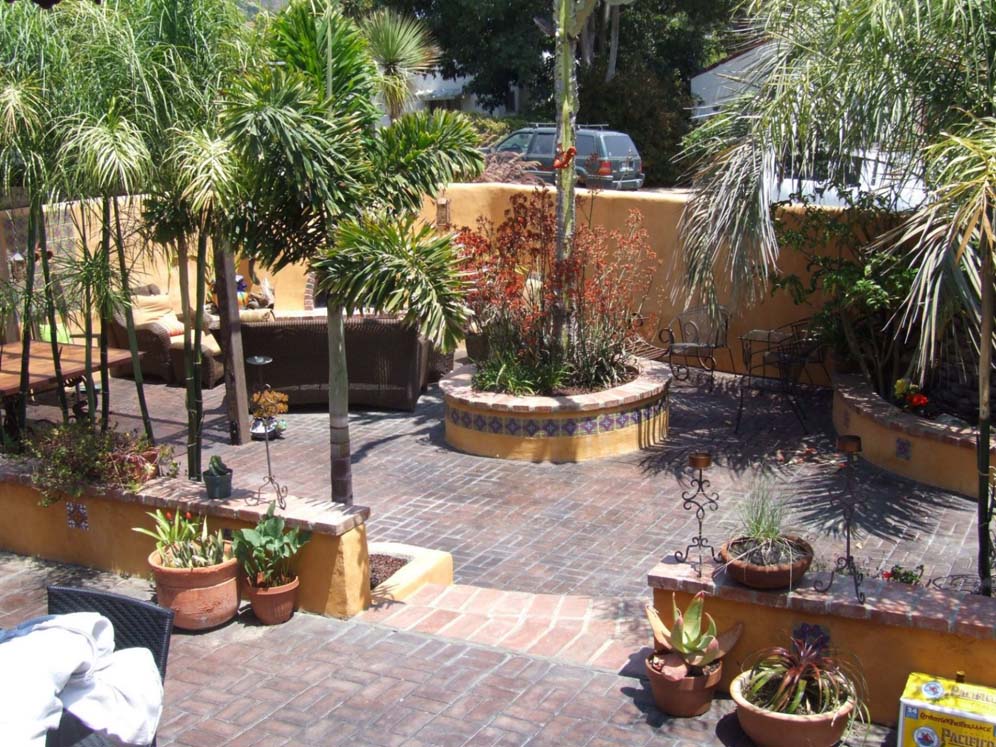 Colorful Courtyard