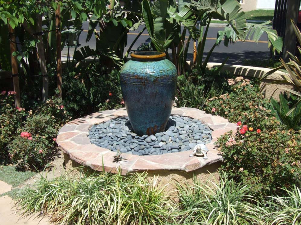 Aqua Blue Urn