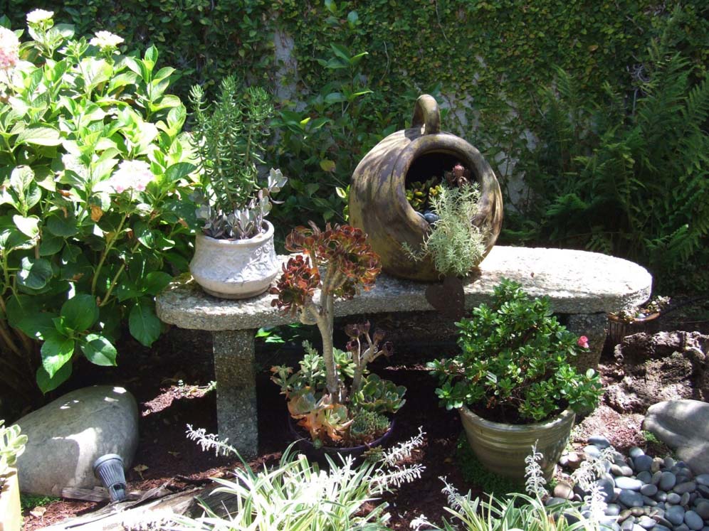 Plant Urn and Companions